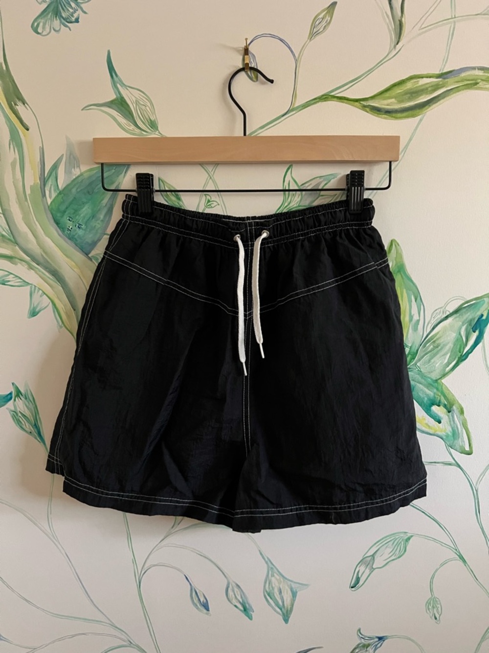 Jantzen Black Athletic Drawstring Shorts